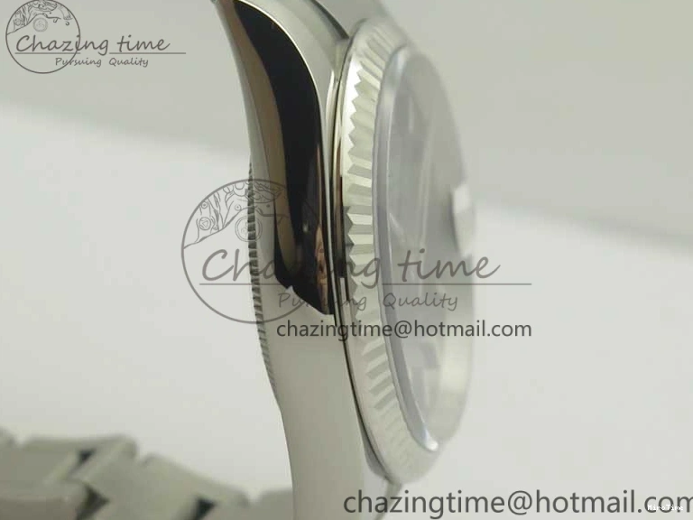 MiroTime 0225 DateJust 36 SS 116234 Fluted Bezel DJF Best Edition Blue Dial Stick Markers on SS Oyster Bracelet A Affordable 3373